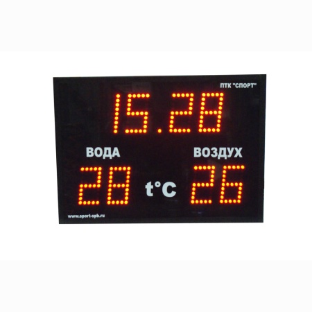 Купить Часы-термометр СТ1.16-2t для бассейна в Дальнегорске 