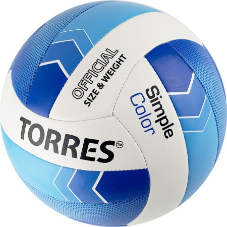 Купить Мяч волейбольный Torres Simple Color любительский р.5 в Дальнегорске 